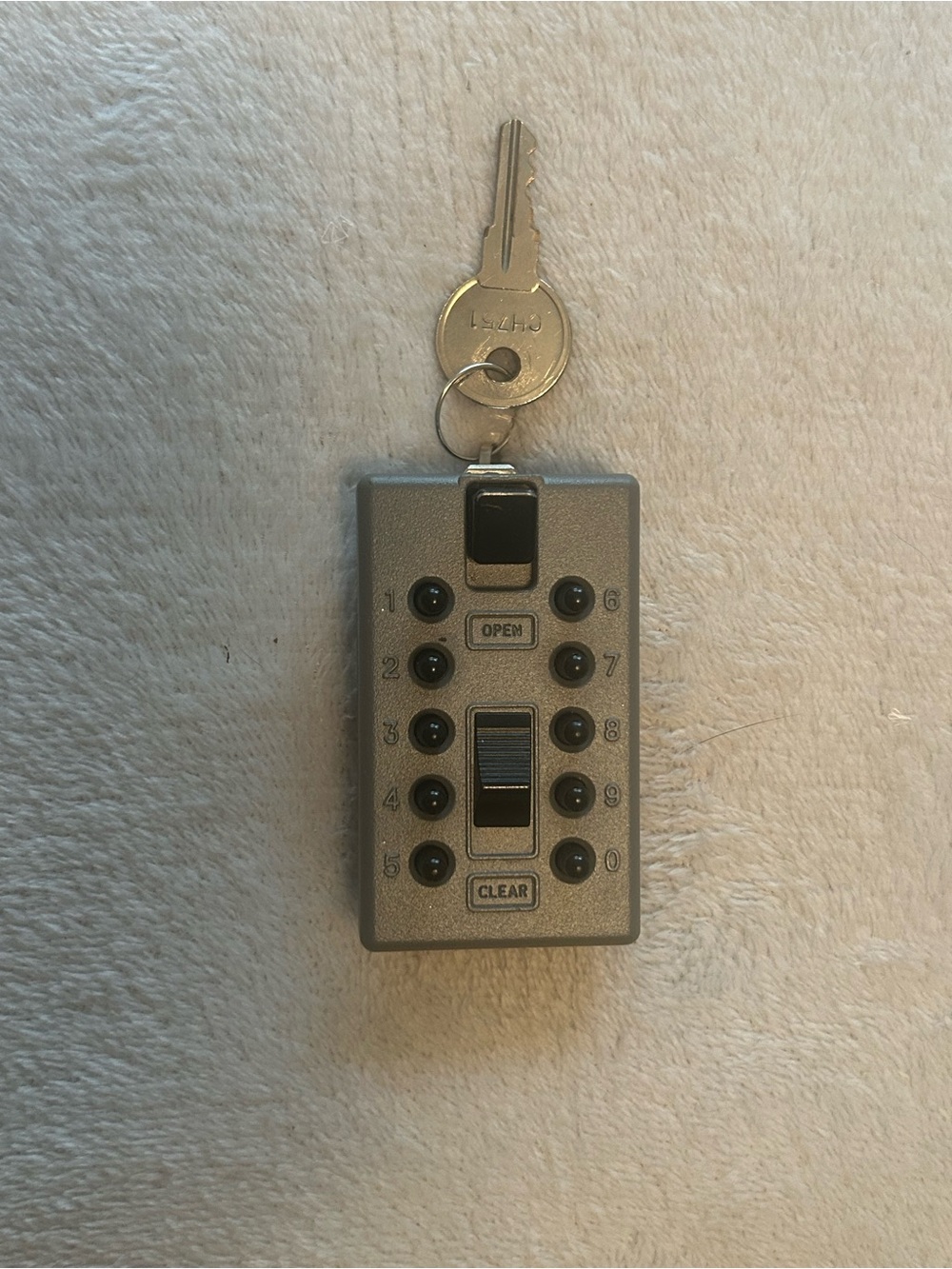 Entry Portable Keyed Keysafe - Silver